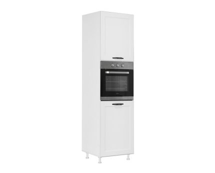 Στήλη ντουλάπα εντοιχιζόμενου φούρνου κουζίνας CONTEMPO D60RV Ασπρο