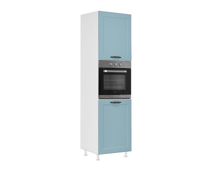 Στήλη ντουλάπα εντοιχιζόμενου φούρνου κουζίνας CONTEMPO D60RV Μπλε